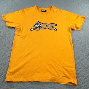 Ice Cream Billionaire Boys Club Shirt Mens Medium Yellow Running Diamond Dog Tee